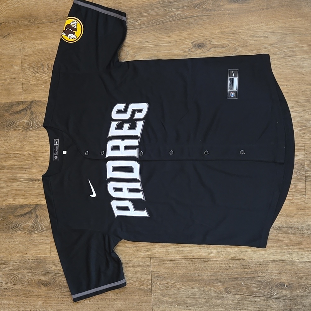 San Diego Padres Black Custom Newton Stitched New Mens Large #4